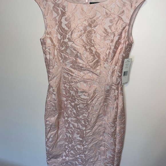 NWT Ralph Lauren pink floral dress - Picture 2 of 4